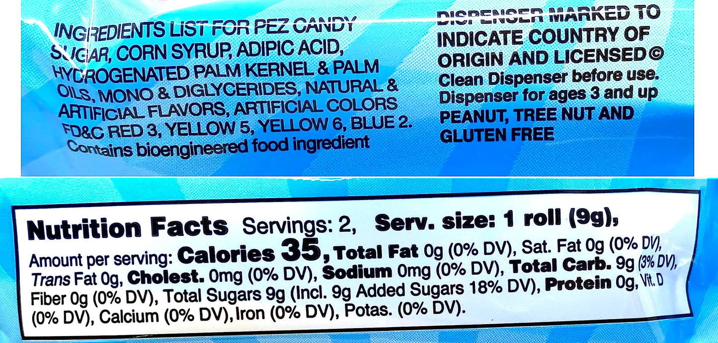 PEZ Disney Mickey, Assorted Candy Dispensers 0.58 Ounce (Pack of 12)