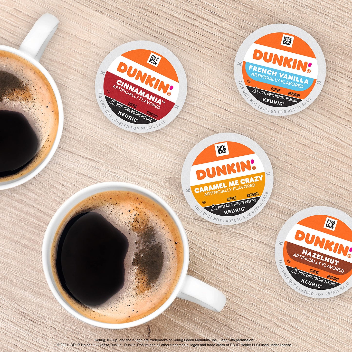 Dunkin‘ Bestseller-Kaffee-Vielfaltspaket, 60 Keurig K-Cup-Pads 