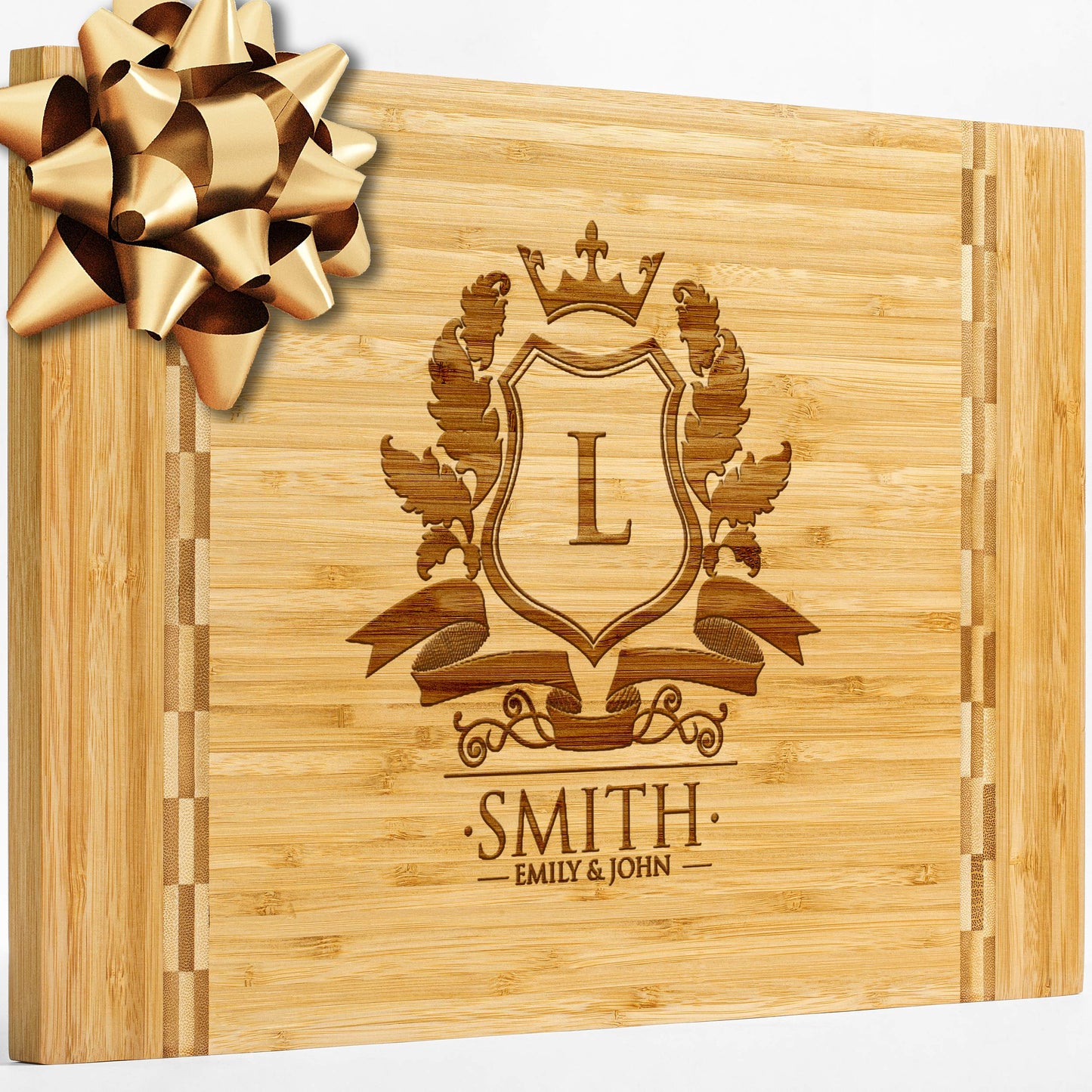 Personalized Walnut Cutting Board with Coasters, Mineral Oil and Gift Wrap Available - Customize Your Own Chopping Board Made in USA (Design 22, 3. Walnut 17"x11")