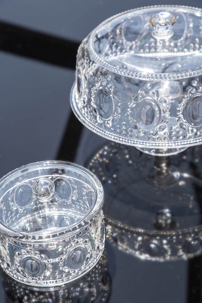 Acrylic Candy Jar with Lid - Baroque & Rock