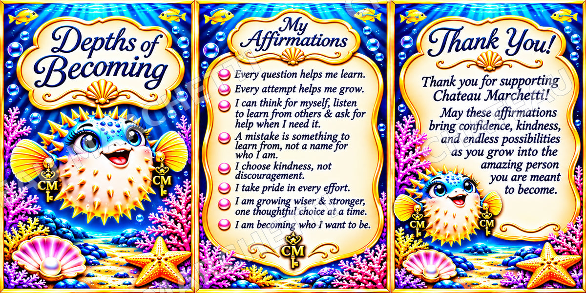 Depths of Becoming | Inspirational Affirmations & Printable Digital Designs