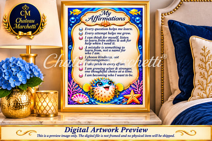 Depths of Becoming | Inspirational Affirmations & Printable Digital Designs