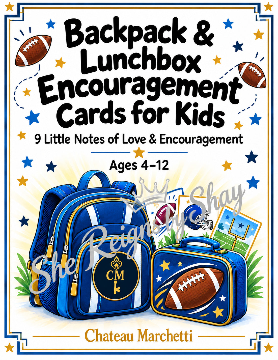 Soccer Backpack & Lunchbox Encouragement Cards for Kids | 9 Printable Notes | Choose Your Color
