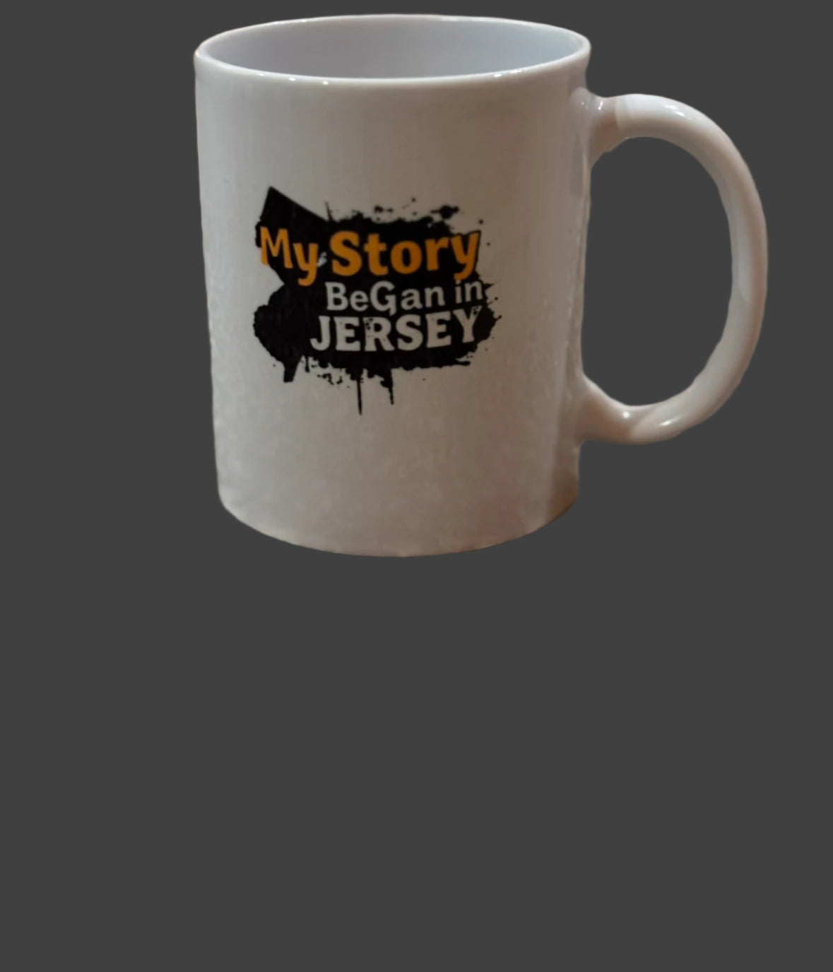 “My Story Began” Series - Ceramic 11oz Drinkware Mug.  “Comes with a complimentary bonus gift to make your order extra special.”