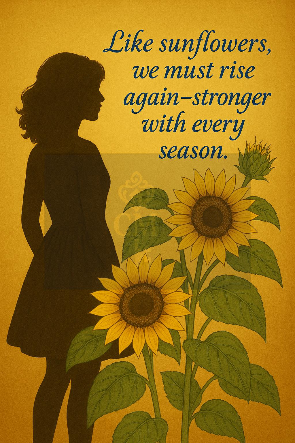 Digital Print – Stronger with Every Season | She Reigns by Shay | Wall Art & Inspirational Download | Powered by Chateau Marchetti