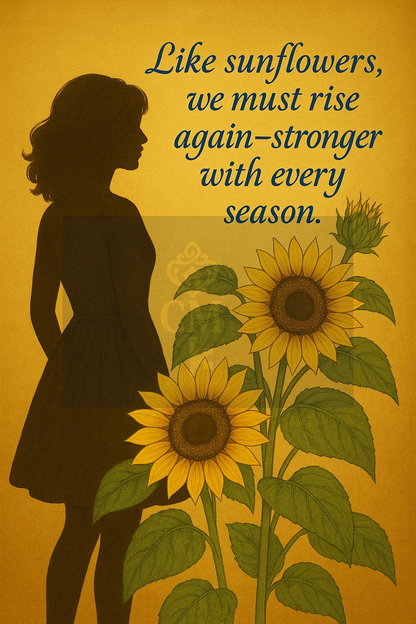 Digital Print – Stronger with Every Season | She Reigns by Shay | Wall Art & Inspirational Download | Powered by Chateau Marchetti