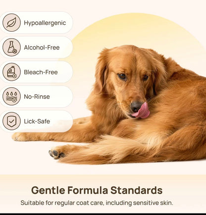 PET Grooming Glove Wipes — 20 Pieces