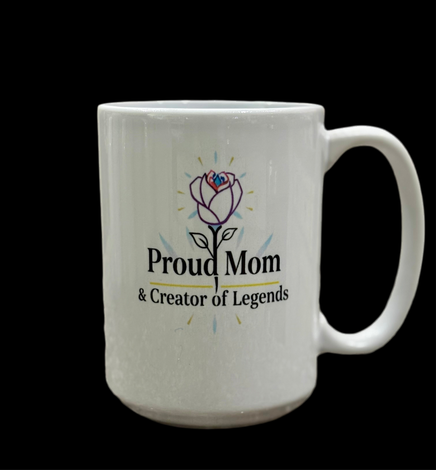 Chateau Marchetti® Proud Mom Series 15oz Ceramic Mug | Luxurious Tribute to Motherhood, Strength & Love | Includes Exclusive Bonus Gift