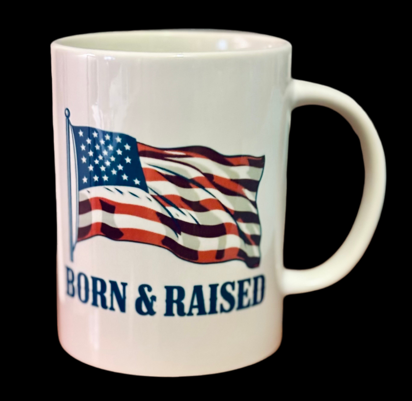 Tasse Chateau Marchetti® Born &amp; Raised 15oz | Honorer l'héritage, la force et l'héritage | Comprend un cadeau gratuit