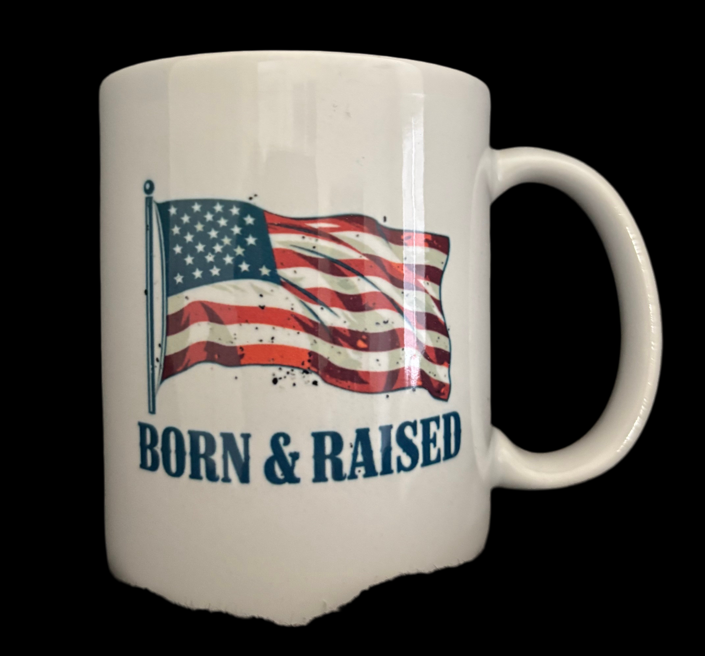 Tasse Chateau Marchetti® Born &amp; Raised 15oz | Honorer l'héritage, la force et l'héritage | Comprend un cadeau gratuit