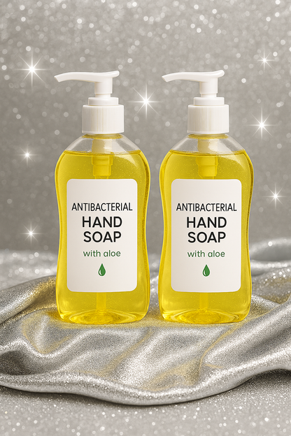2-Pack Antibacterial Hand Soap with Aloe – 11oz Bottles (Curated Scents)