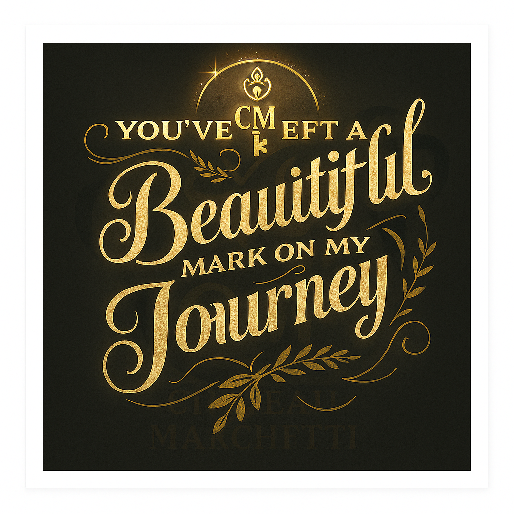 Digital Inspirational Artwork – A Beautiful Mark | Chateau Marchetti® | Perfect for Wall Art, Apparel, Drinkware & More