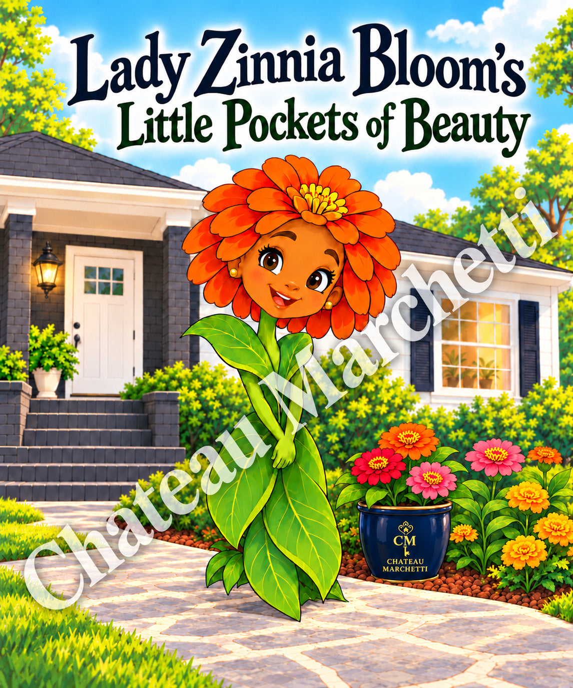 Lady Zinnia Bloom’s Little Pockets of Beauty | Children’s Gardening eBook | Illustrated PDF
