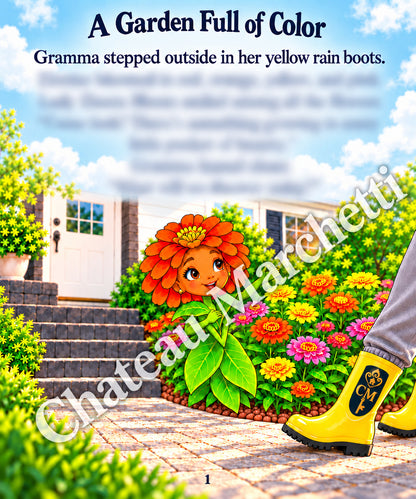 Lady Zinnia Bloom’s Little Pockets of Beauty | Children’s Gardening eBook | Illustrated PDF
