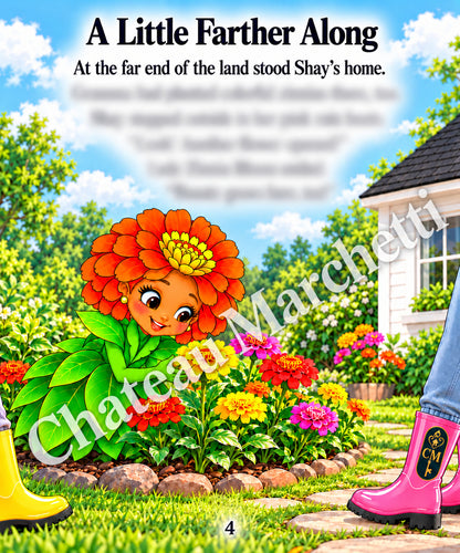 Lady Zinnia Bloom’s Little Pockets of Beauty | Children’s Gardening eBook | Illustrated PDF