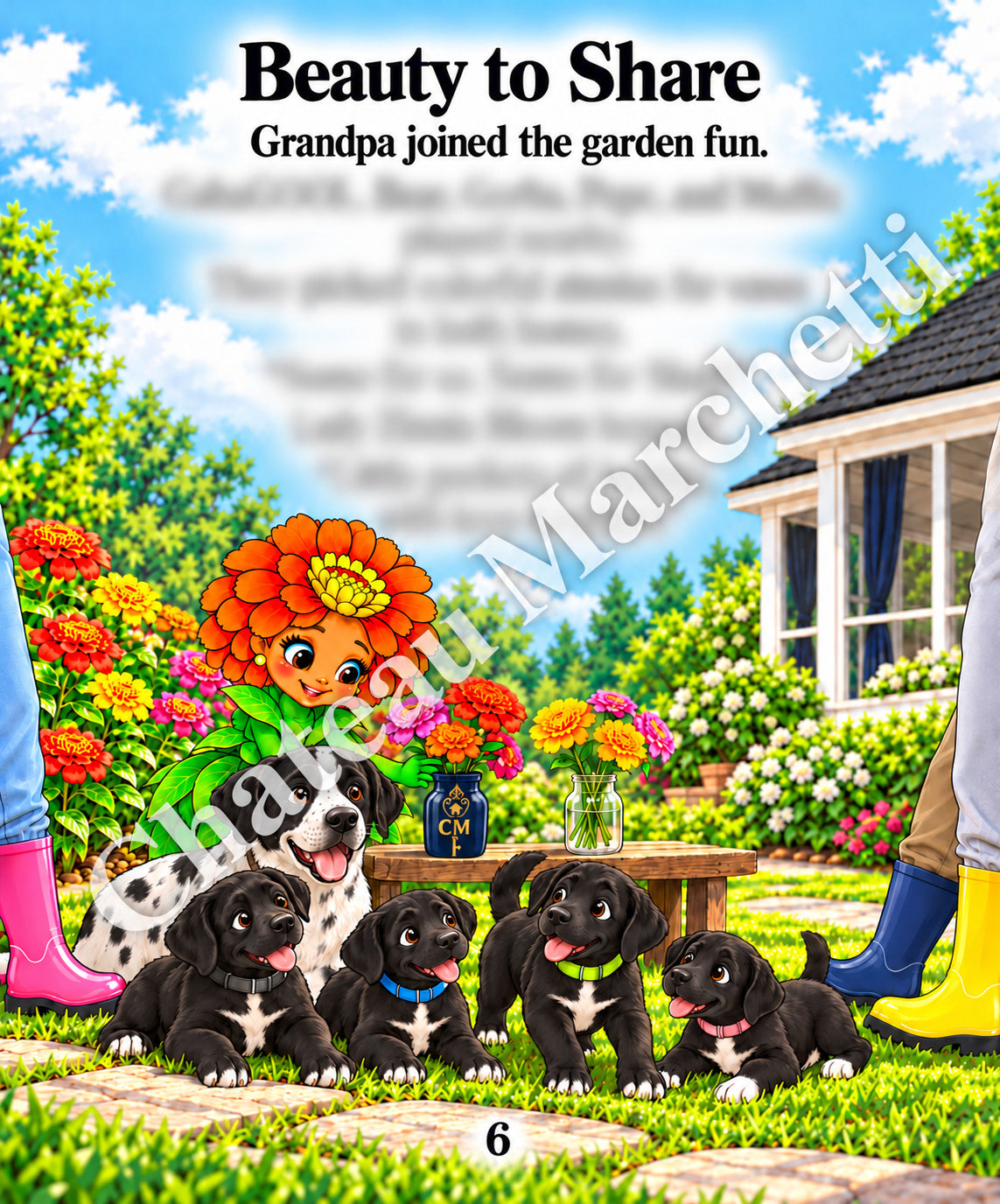 Lady Zinnia Bloom’s Little Pockets of Beauty | Children’s Gardening eBook | Illustrated PDF
