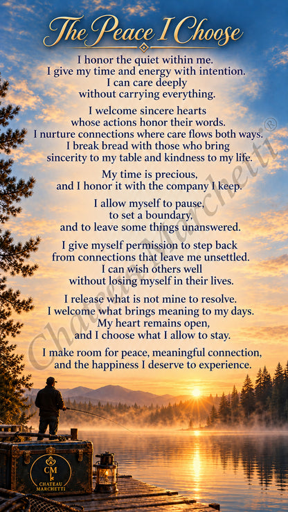 The Peace I Choose