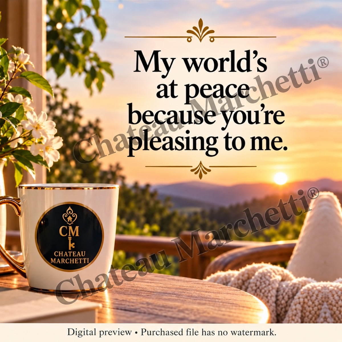 My World’s at Peace — Digital Artwork