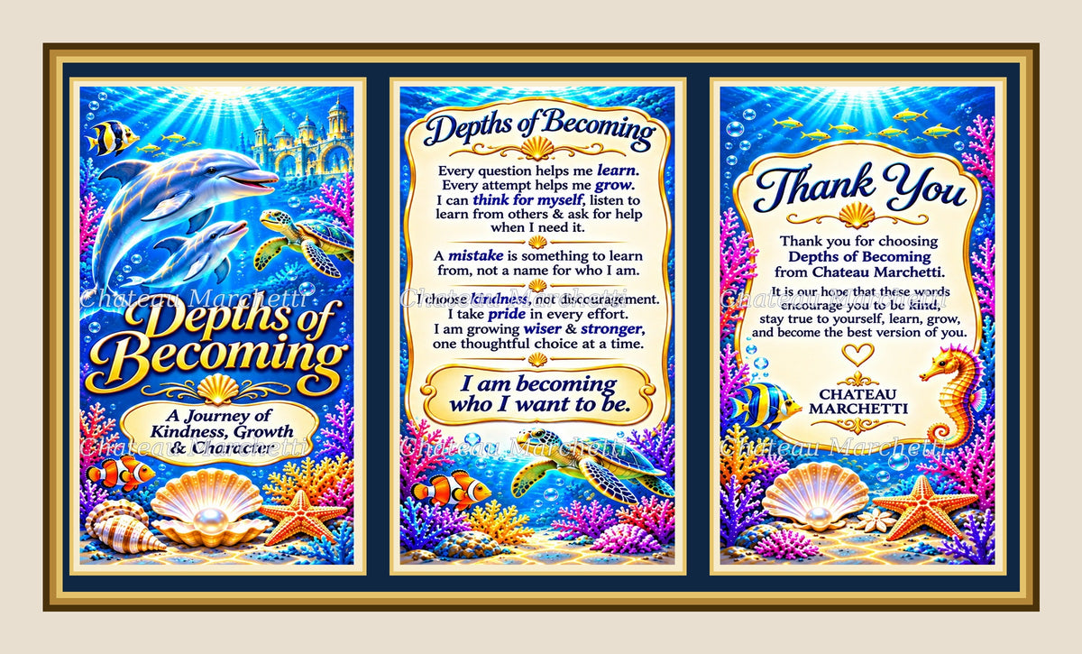 Depths of Becoming | Inspirational Affirmations & Printable Digital Designs
