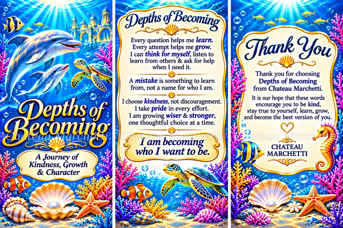 Depths of Becoming | Inspirational Affirmations & Printable Digital Designs