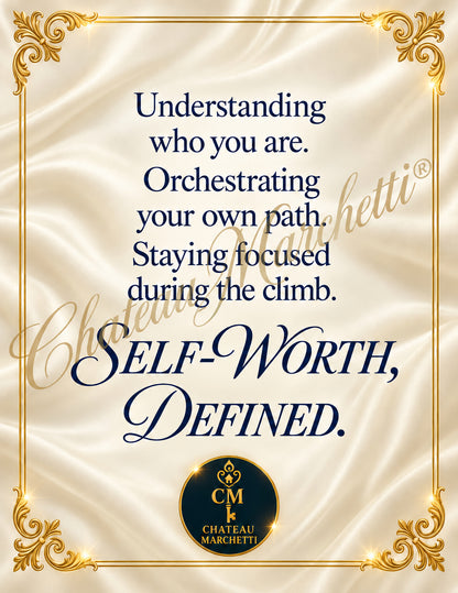 Self-Worth, Defined | Inspirational Printable Art | JPEG Download