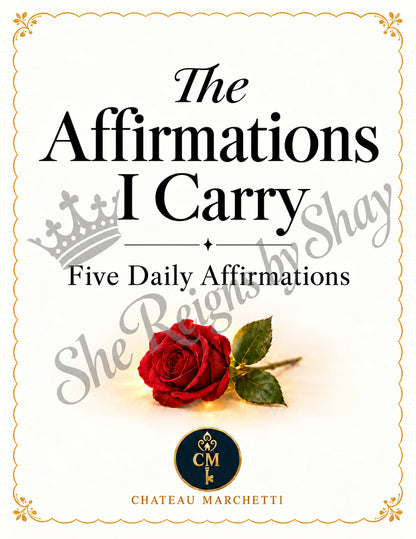 The Affirmations I Carry — Digital Affirmation Book