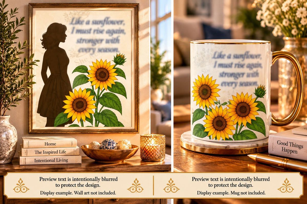 Stronger with Every Season Inspirational Printable Art | She Reigns by Shay